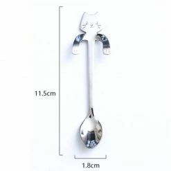 Home Decor Home & Pets Cat Glass Cup With Cute Cat Tail Handle And Silver Spoon 27 Home Decor Home & Pets Cat Glass Cup With Cute Cat Tail Handle And Silver Spoon