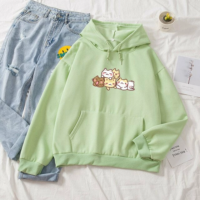 Apparel Cat Party Cotton Hoodie 10 Apparel Cat Party Cotton Hoodie