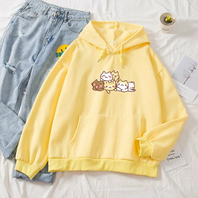 Apparel Cat Party Cotton Hoodie 8 Apparel Cat Party Cotton Hoodie