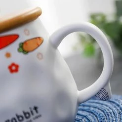 Home Decor Ceramic Kawaii Hello Rabbit Mugs Home & Pets