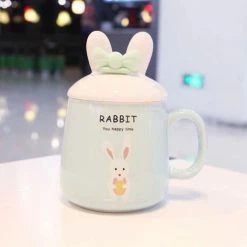 Home Decor Home & Pets Ceramic Kawaii Rabbit Ears Mugs