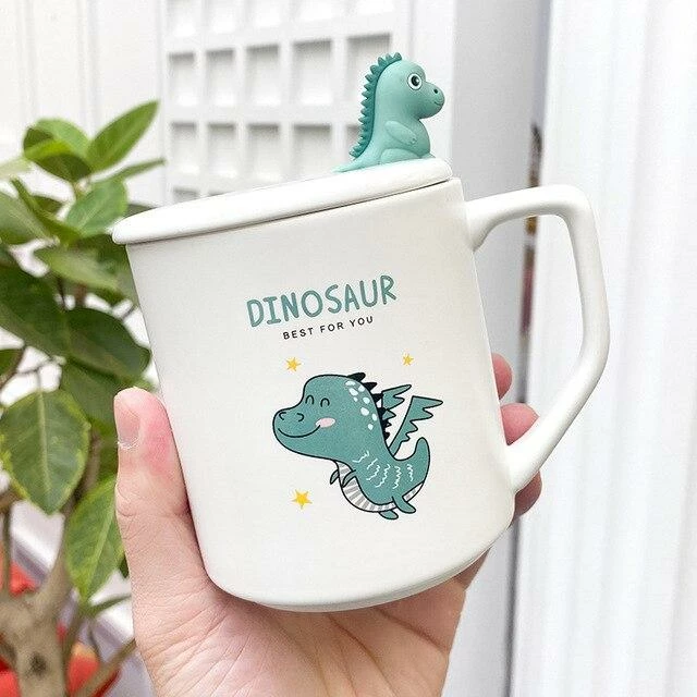 Home Decor Ceramic Little Horn Dinosaur Mug 5 Home Decor Ceramic Little Horn Dinosaur Mug