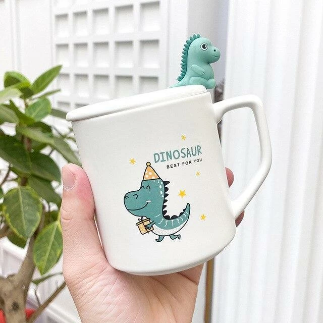 Home Decor Ceramic Little Horn Dinosaur Mug 6 Home Decor Ceramic Little Horn Dinosaur Mug