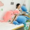 Soft Toy Cheerful Chonky Plumpy Pink Blue Whale | NEW