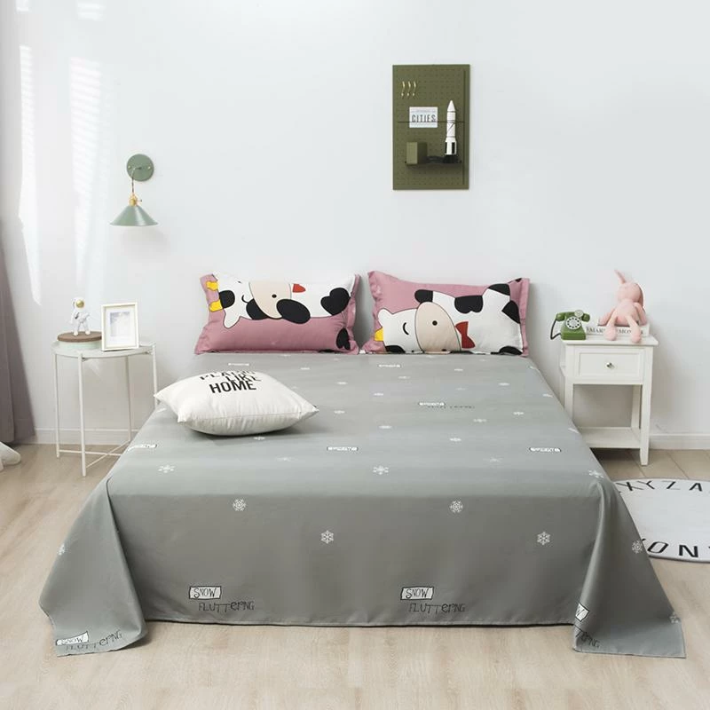 Home Decor Cheerful 'Hi' Cow Pink & Grey Bedding Set 6 Home Decor Cheerful 'Hi' Cow Pink & Grey Bedding Set