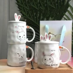 Home Decor Cheerful Rabbit Mug Home & Pets 30 Home Decor Cheerful Rabbit Mug Home & Pets