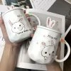 Home Decor Cheerful Rabbit Mug Home & Pets