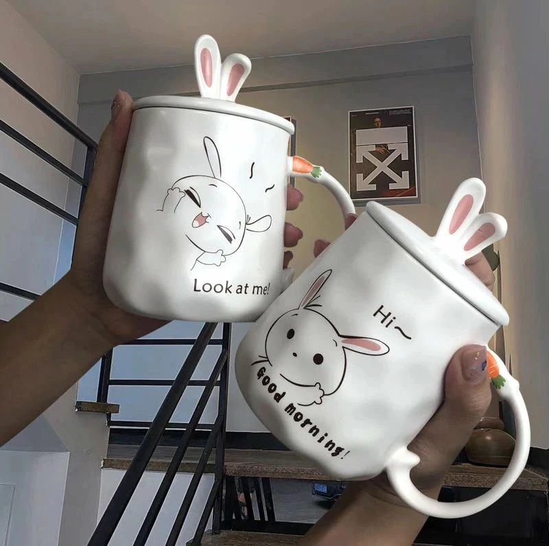Home Decor Cheerful Rabbit Mug Home & Pets 8 Home Decor Cheerful Rabbit Mug Home & Pets