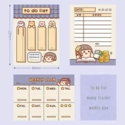 Accessories Cheesecake Couple Memo Pad Set