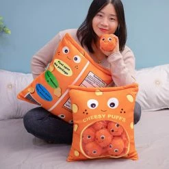 Soft Toy Plush & Toys Cheesy Puffs Snack Bags