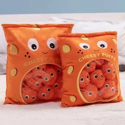 Soft Toy Plush & Toys Cheesy Puffs Snack Bags