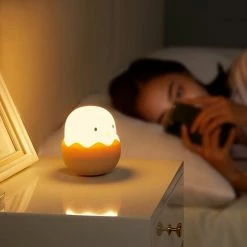 Home Decor Chick Hatching USB Rechargeable Night Lamp