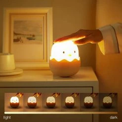 Home Decor Chick Hatching USB Rechargeable Night Lamp