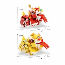Build It Chinese Lunar Year Lion Dragon Dance Building Set