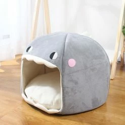 Home Decor Home & Pets Chonky Kawaii Dinosaur Cave Cat Dog Bed