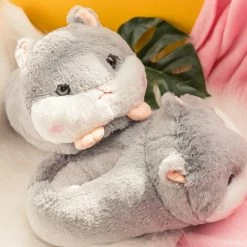Apparel Chubby Hamster Slippers Home & Pets