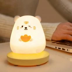 Home Decor Chubby Kawaii Bunny Panda Pig Tiger LED Night Light Collection 24 Home Decor Chubby Kawaii Bunny Panda Pig Tiger LED Night Light Collection
