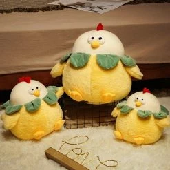 Soft Toy Plush & Toys Chubby Round Chicken Plush