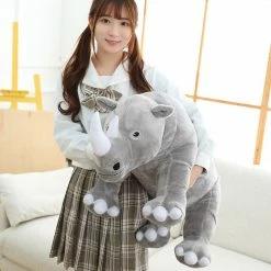 Soft Toy Colorful Cuddly Rhino Plushies Plush & Toys