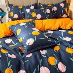 Home Decor Home & Pets Colorful Oranges Bedding Set