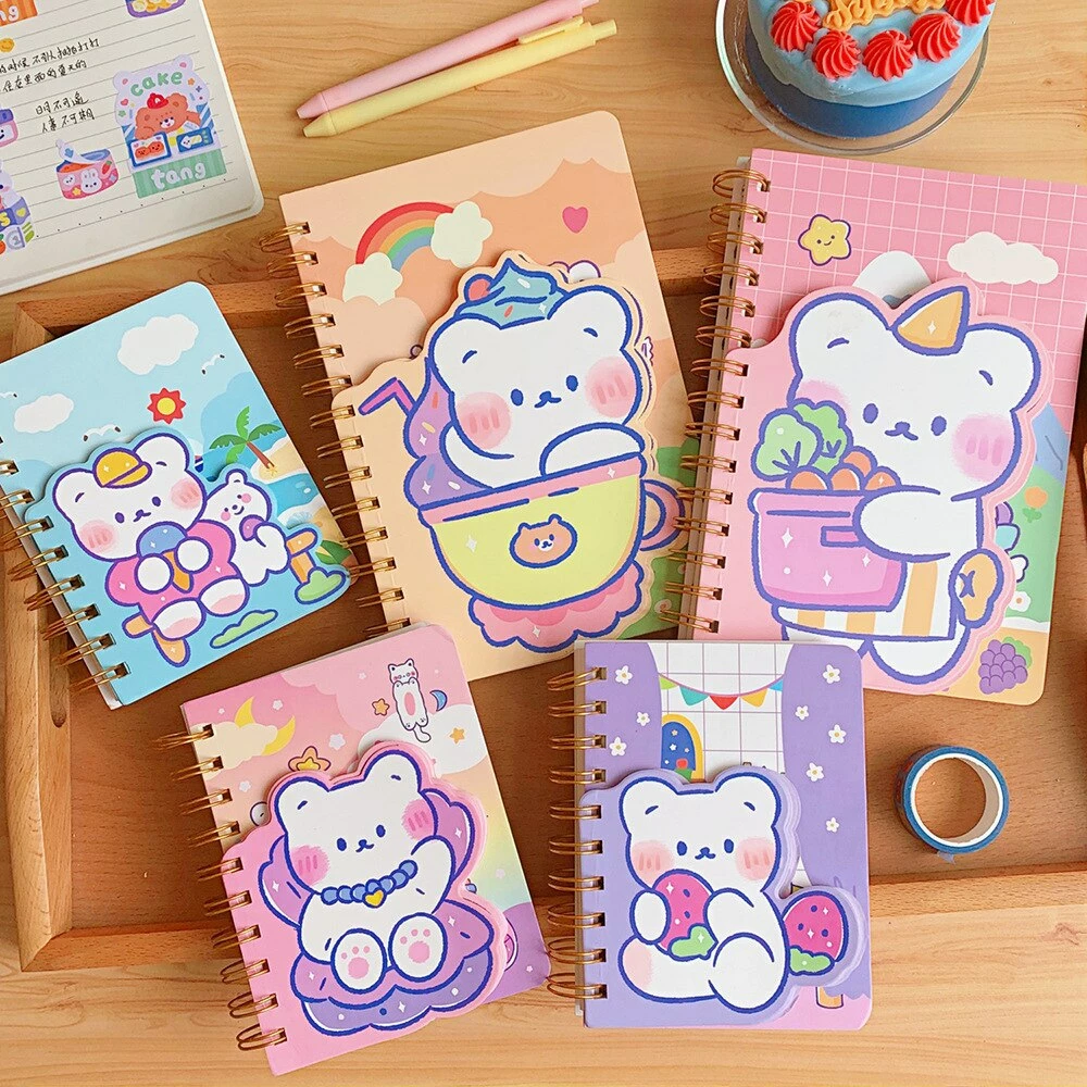 Accessories Colourful Bear Life Notebook 3 Accessories Colourful Bear Life Notebook