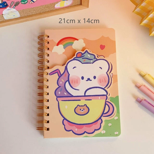 Accessories Colourful Bear Life Notebook 4 Accessories Colourful Bear Life Notebook
