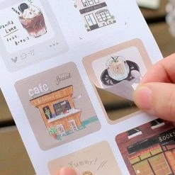 Accessories Colourful Desserts Bakery Stickers Set Food & Drinks