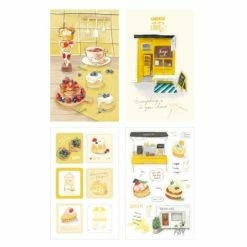 Accessories Colourful Desserts Bakery Stickers Set Food & Drinks