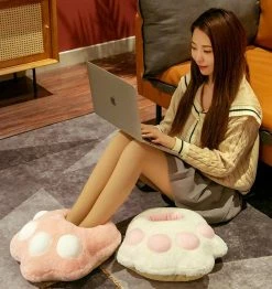 Apparel Home & Pets Cosy 2-in-1 Paw Plush Slipper