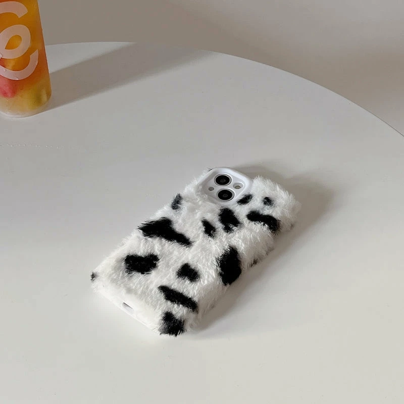 Accessories Cow Print Plush IPhone Case 8 Accessories Cow Print Plush IPhone Case