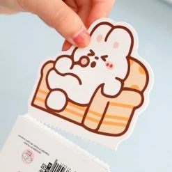 Accessories Stationery Cream Bear And Rabbit Stickers Set