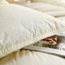 Home Decor Cream Luxury White Goose Down Duvet Comforter Home & Pets