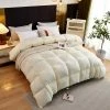 Home Decor Cream Luxury White Goose Down Duvet Comforter Home & Pets