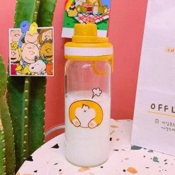 Accessories Cuddly Corgi Water Bottle Cups & Bottles