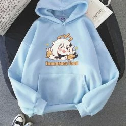 Apparel Cute Anime Emergency Food Hoodies