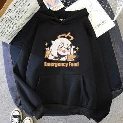 Apparel Cute Anime Emergency Food Hoodies