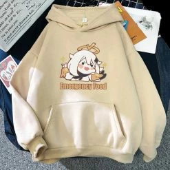 Apparel Cute Anime Emergency Food Hoodies