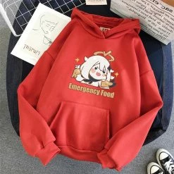 Apparel Cute Anime Emergency Food Hoodies