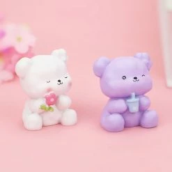 Toys Plush & Toys Cute Bear Figurines Collectibles