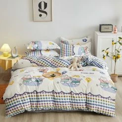 Home Decor Cute Bunny Bedding Set Home & Pets