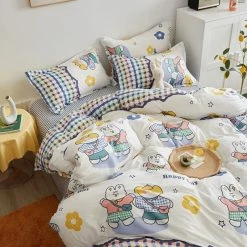 Home Decor Cute Bunny Bedding Set Home & Pets
