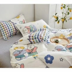 Home Decor Cute Bunny Bedding Set Home & Pets