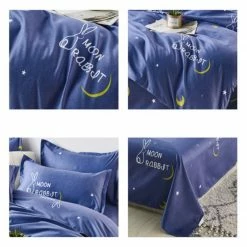 Home Decor Home & Pets Cute Bunny In The Moon Bedding Sets