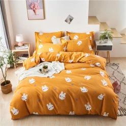 Home Decor Home & Pets Cute Bunny In The Moon Bedding Sets