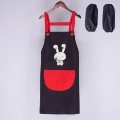 Home Decor Home & Pets Cute Bunny My Carrot Apron With Short Sleeves