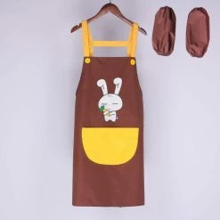 Home Decor Home & Pets Cute Bunny My Carrot Apron With Short Sleeves