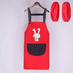 Home Decor Home & Pets Cute Bunny My Carrot Apron With Short Sleeves