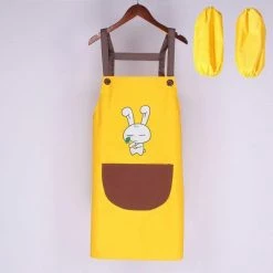 Home Decor Home & Pets Cute Bunny My Carrot Apron With Short Sleeves