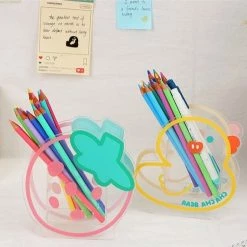 Accessories Cute Cartoon Acrylic Pen Holders Sea Animals 22 Accessories Cute Cartoon Acrylic Pen Holders Sea Animals