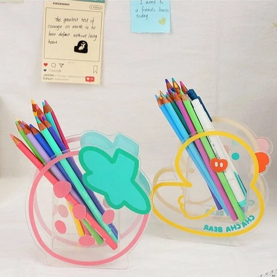 Accessories Cute Cartoon Acrylic Pen Holders Sea Animals 10 Accessories Cute Cartoon Acrylic Pen Holders Sea Animals